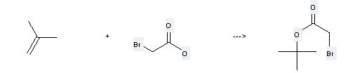tert-Butyl bromoacetate can be prepared by bromoacetic acid and 2-methyl-propene